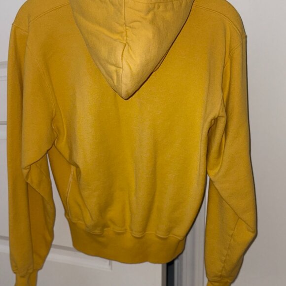Saint Laurent Paris Yellow Hoodie – Logo Front, 100% Cotton, Rare Streetwear Pie - Picture 3 of 4